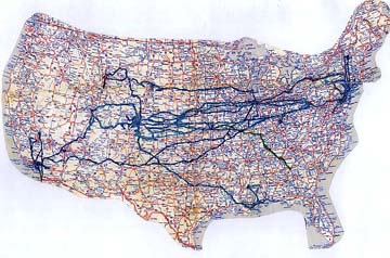 United States road map
